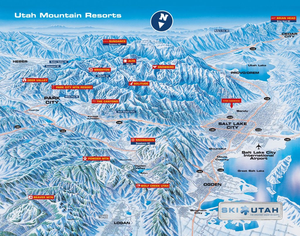 Utah Mountain Resorts Map 9708 Oakwood Lane   Utah Mountain Resorts Map 1024x805 